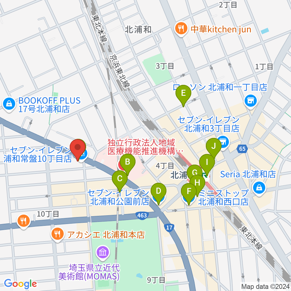 Royal Music Garden周辺のコンビニエンスストア一覧地図