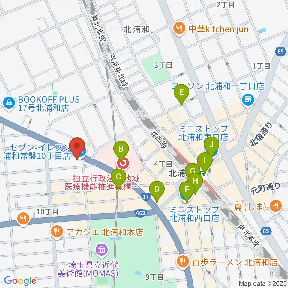 Royal Music Garden周辺のコンビニエンスストア一覧地図