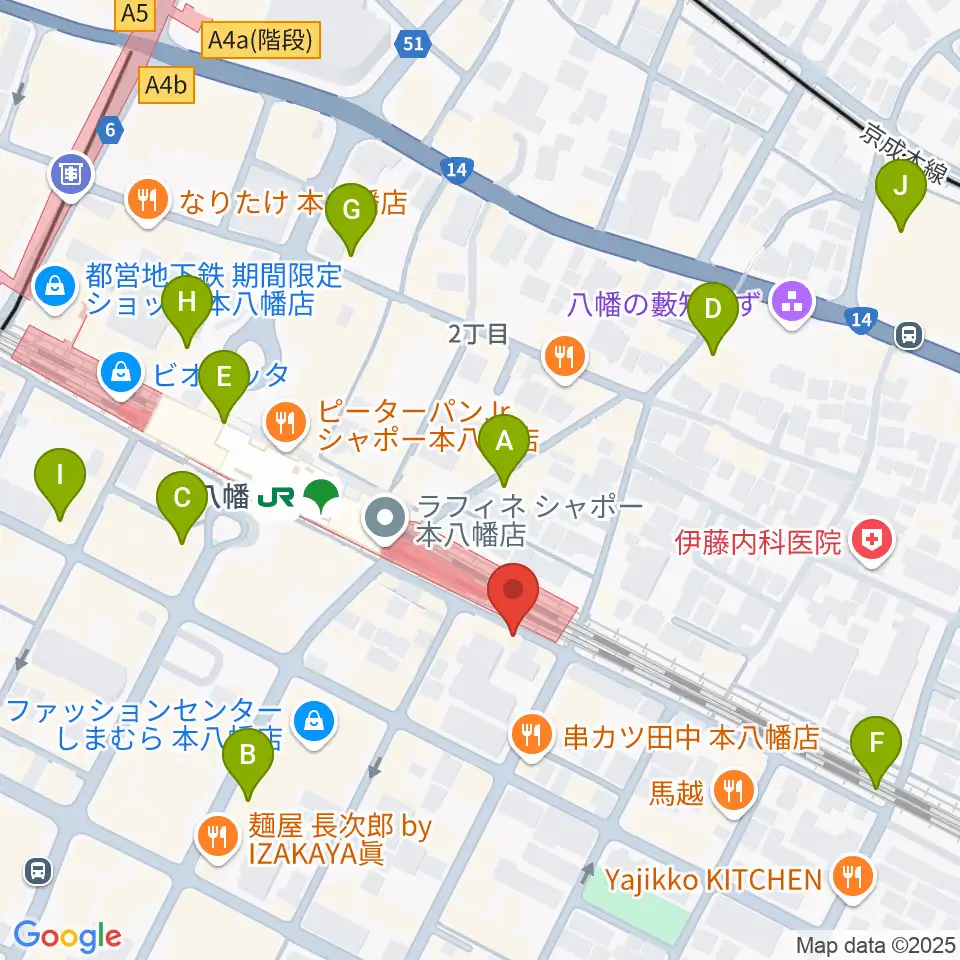 島村楽器 Wind & Repair周辺のコンビニエンスストア一覧地図