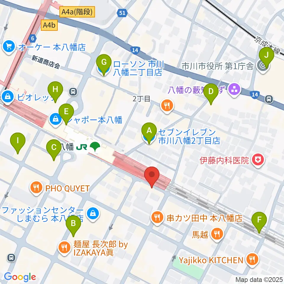 島村楽器 Wind & Repair周辺のコンビニエンスストア一覧地図