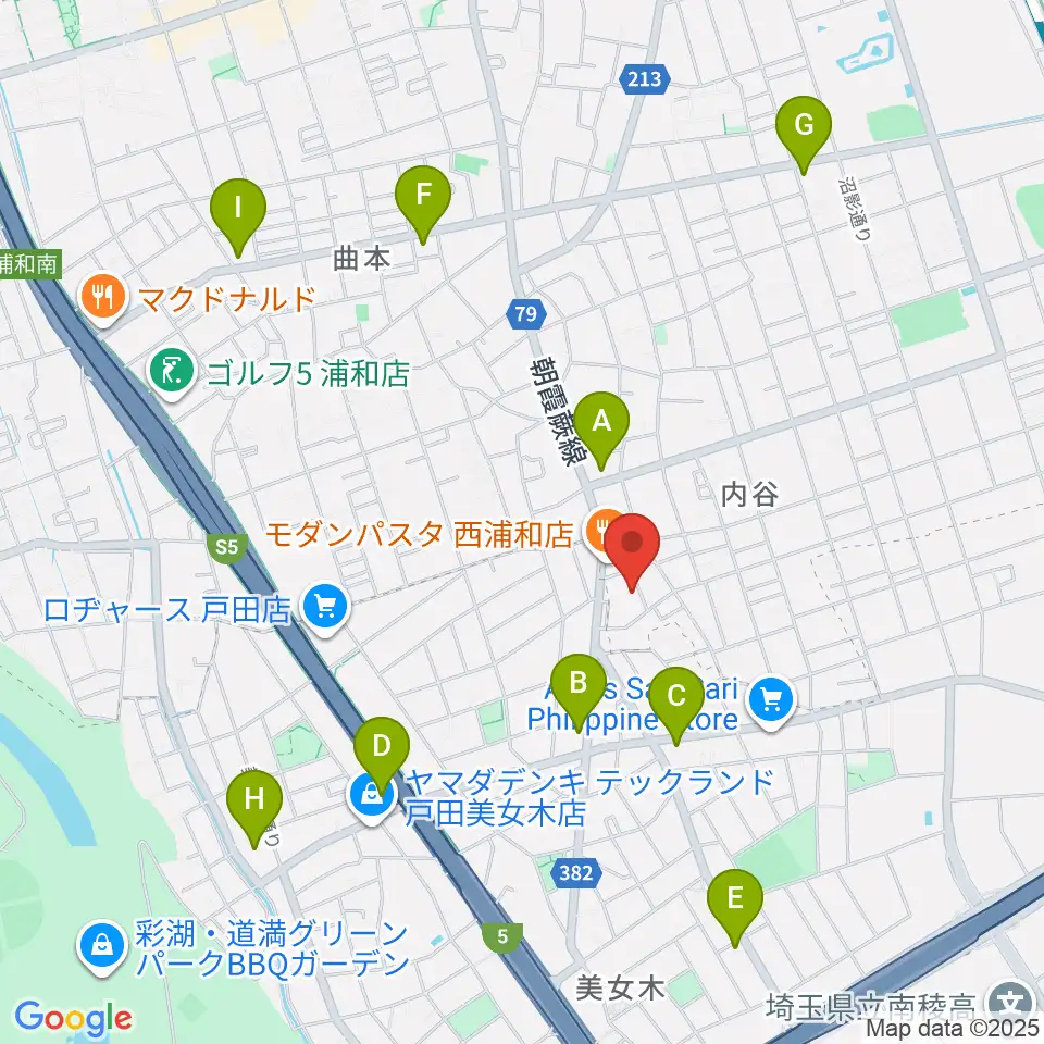 島村楽器 ピアノセレクションセンター周辺のコンビニエンスストア一覧地図