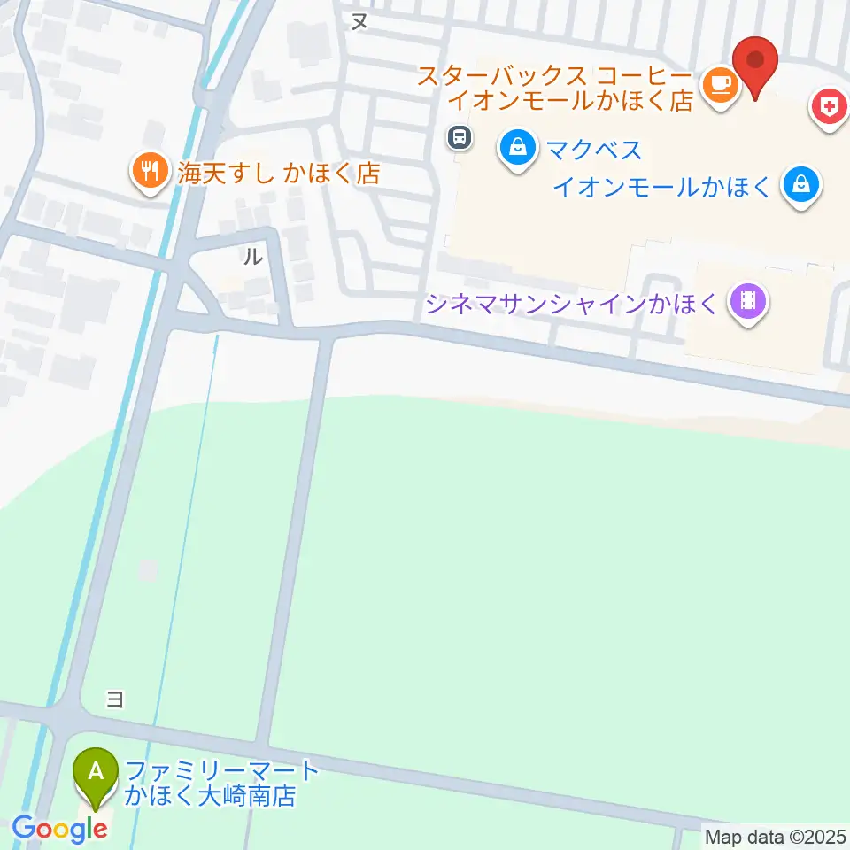 島村楽器 イオンモールかほく店周辺のコンビニエンスストア一覧地図