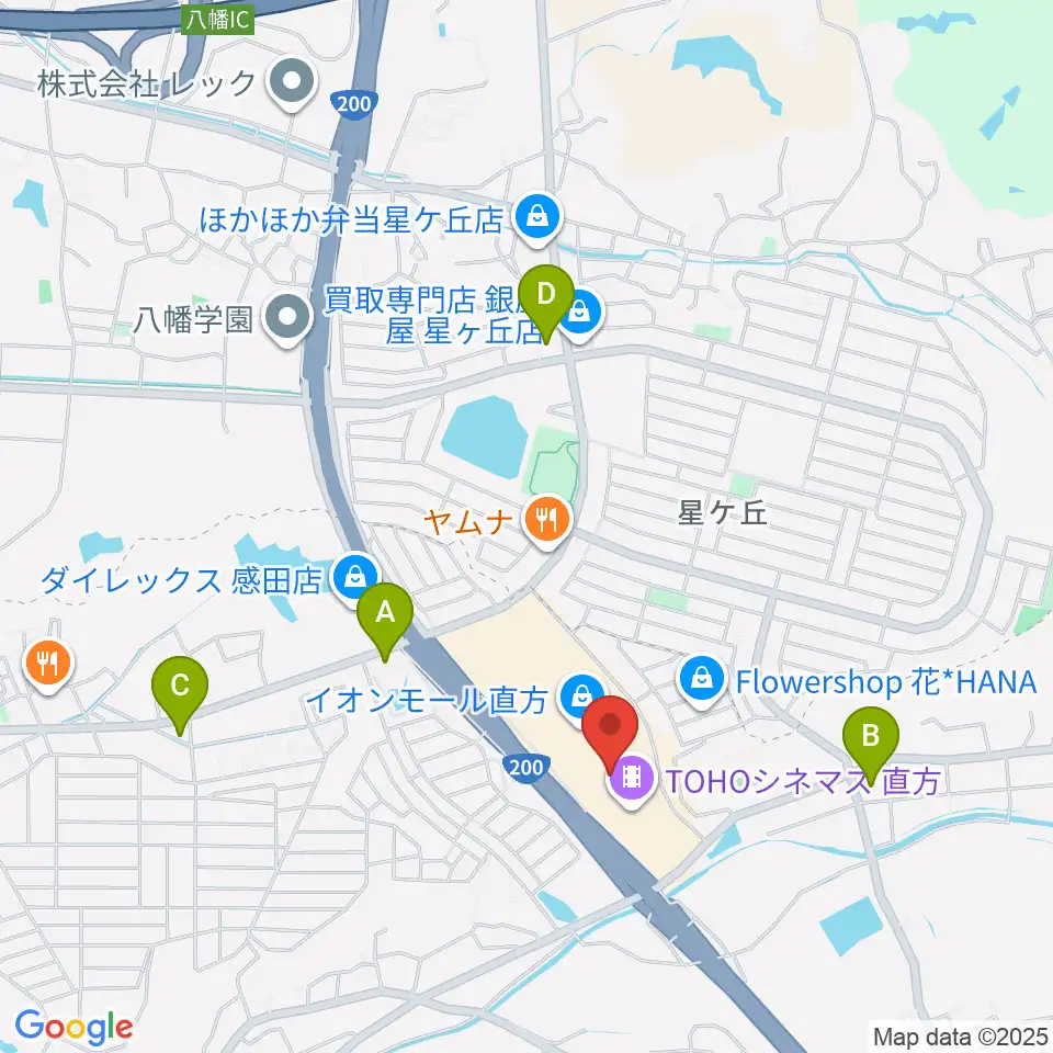 島村楽器 イオンモール直方店周辺のコンビニエンスストア一覧地図