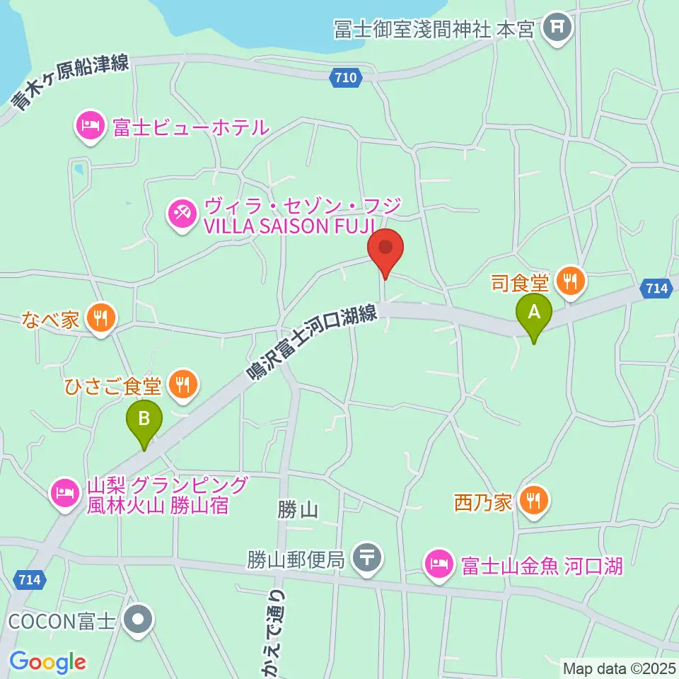 音楽の家 民宿さんすい周辺のコンビニエンスストア一覧地図