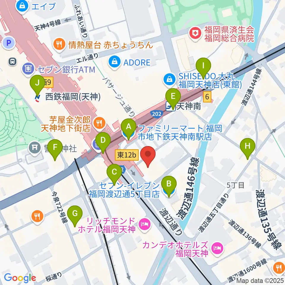 BIGBOSS福岡周辺のコンビニエンスストア一覧地図