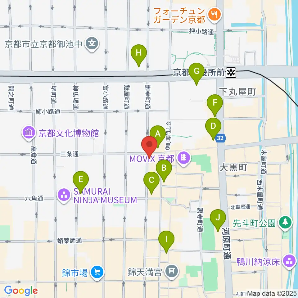 ギア-GEAR-専用劇場周辺のコンビニエンスストア一覧地図