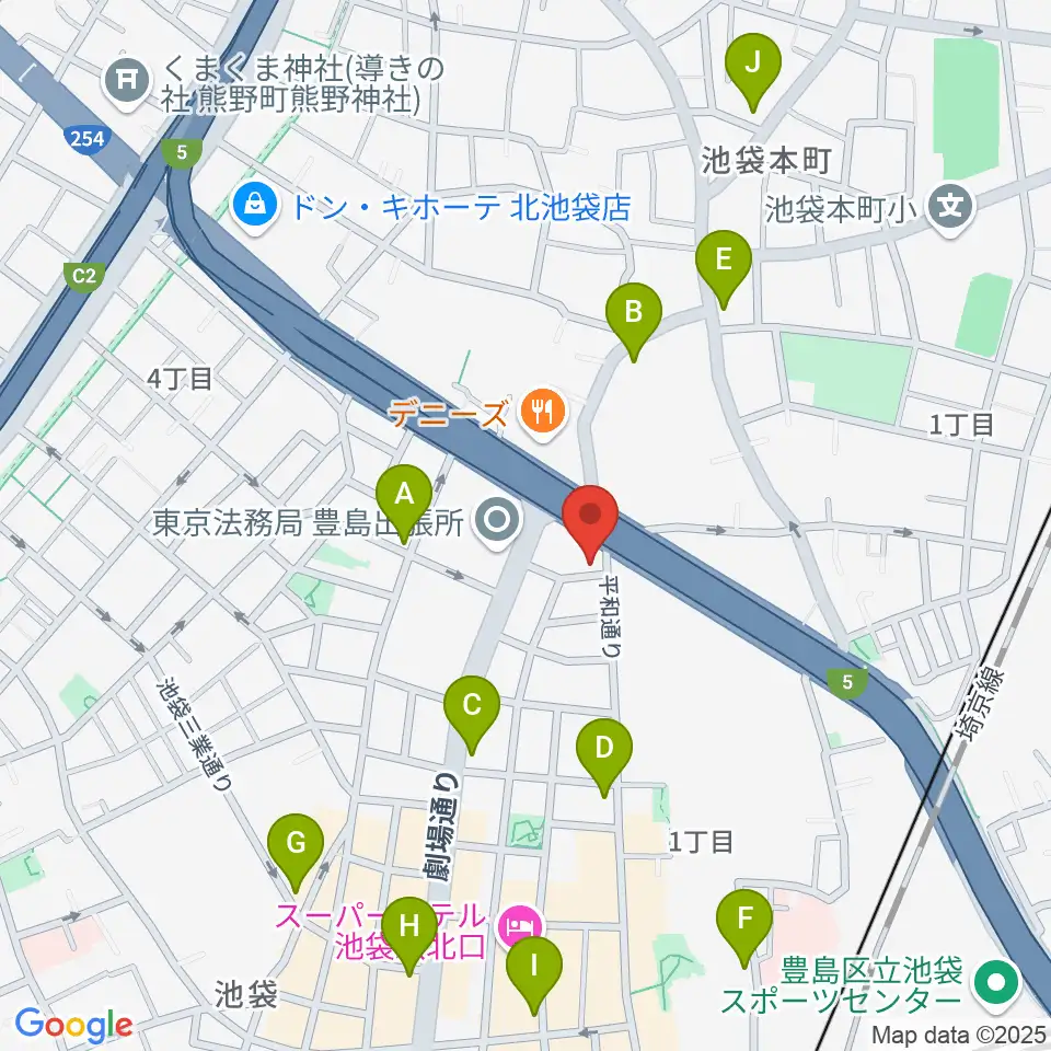 ウクレレマニア周辺のコンビニエンスストア一覧地図