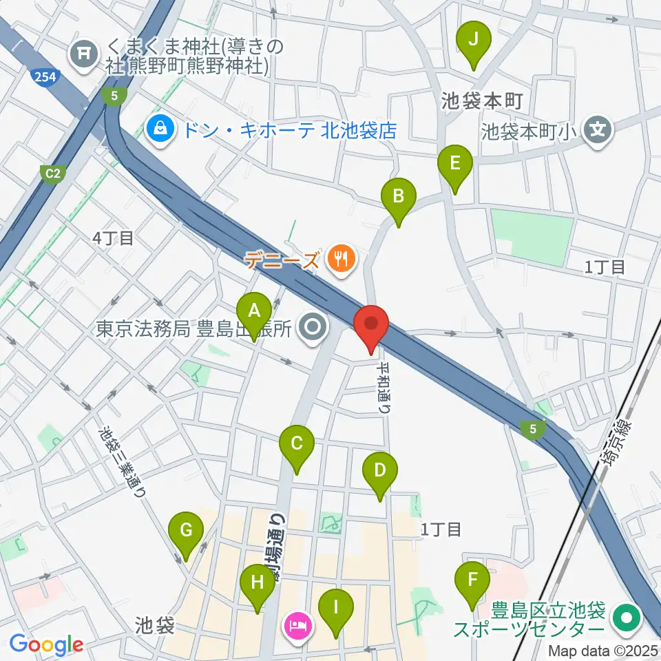 ウクレレマニア周辺のコンビニエンスストア一覧地図