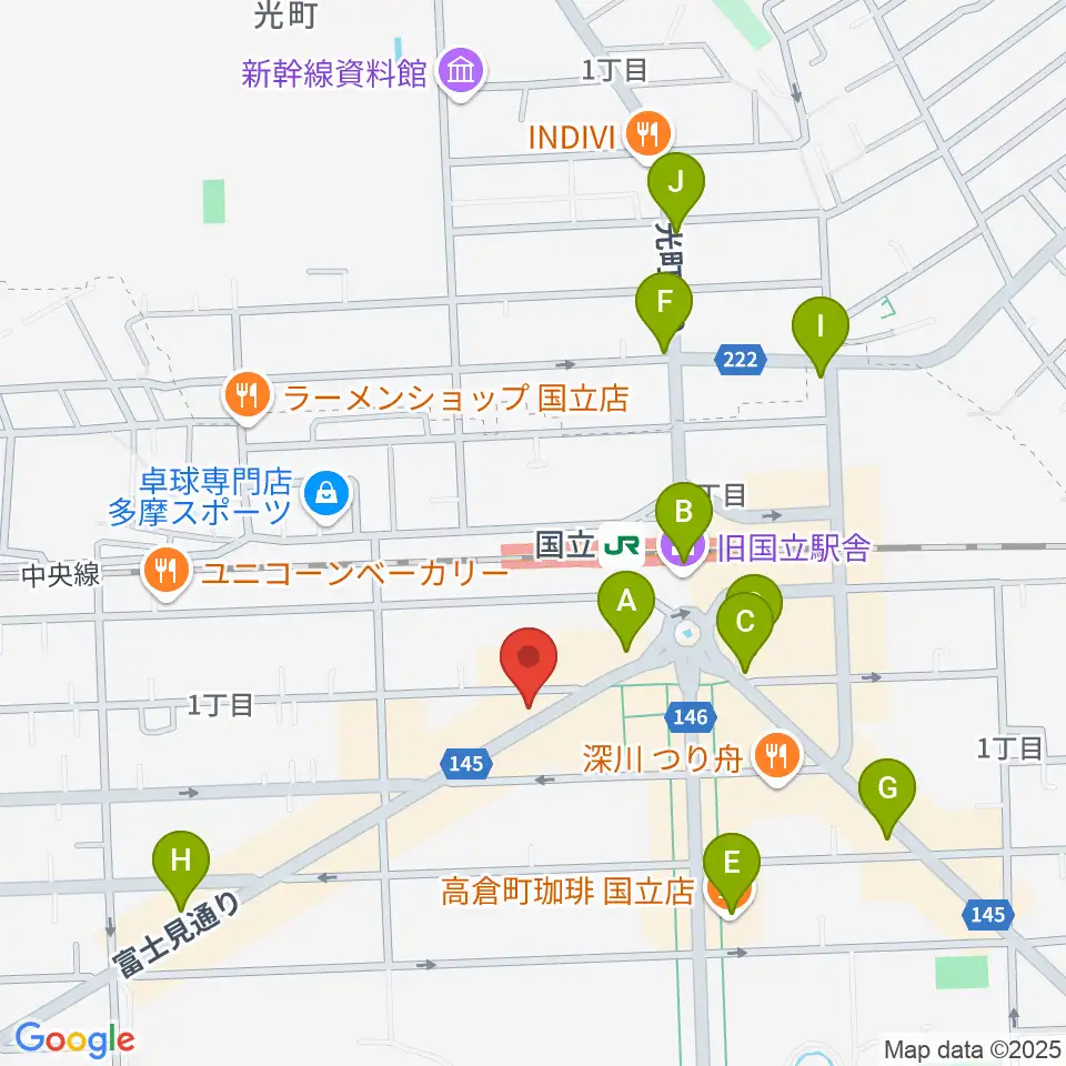 FAR EAST GUITARS周辺のコンビニエンスストア一覧地図