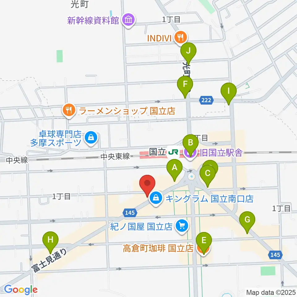 FAR EAST GUITARS周辺のコンビニエンスストア一覧地図