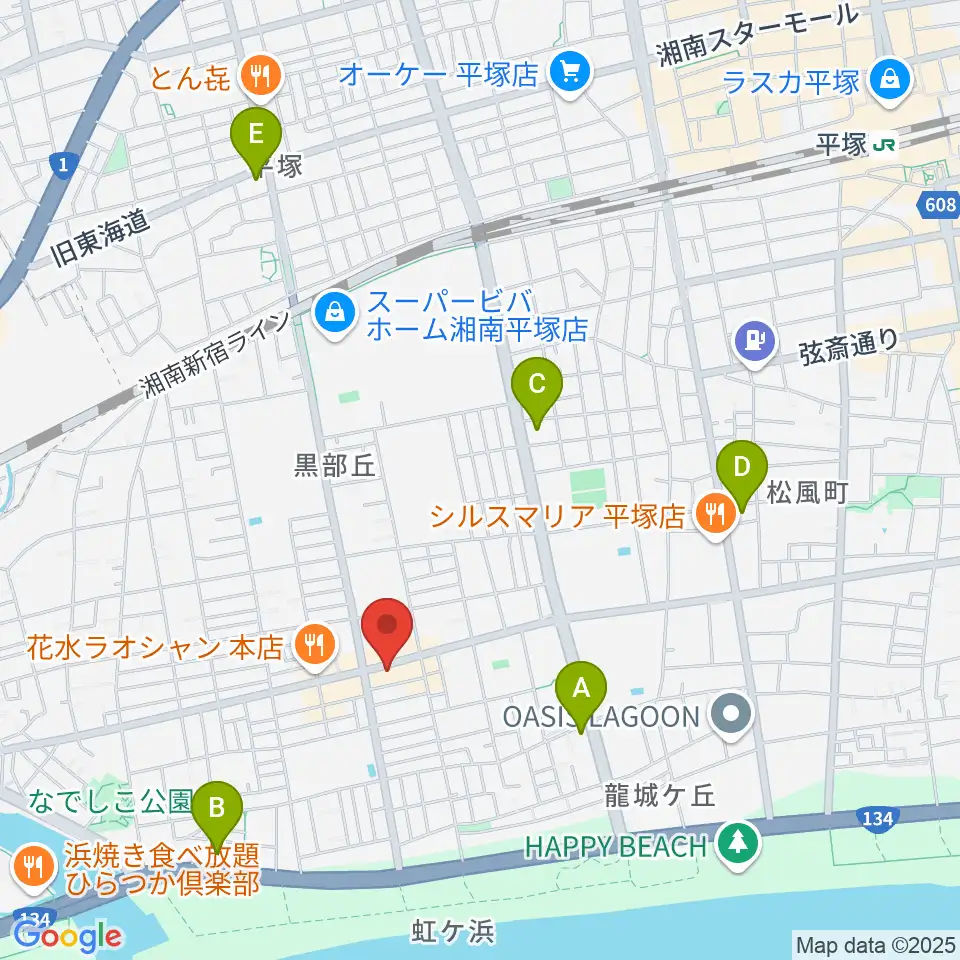 リアリーミュージック周辺のコンビニエンスストア一覧地図