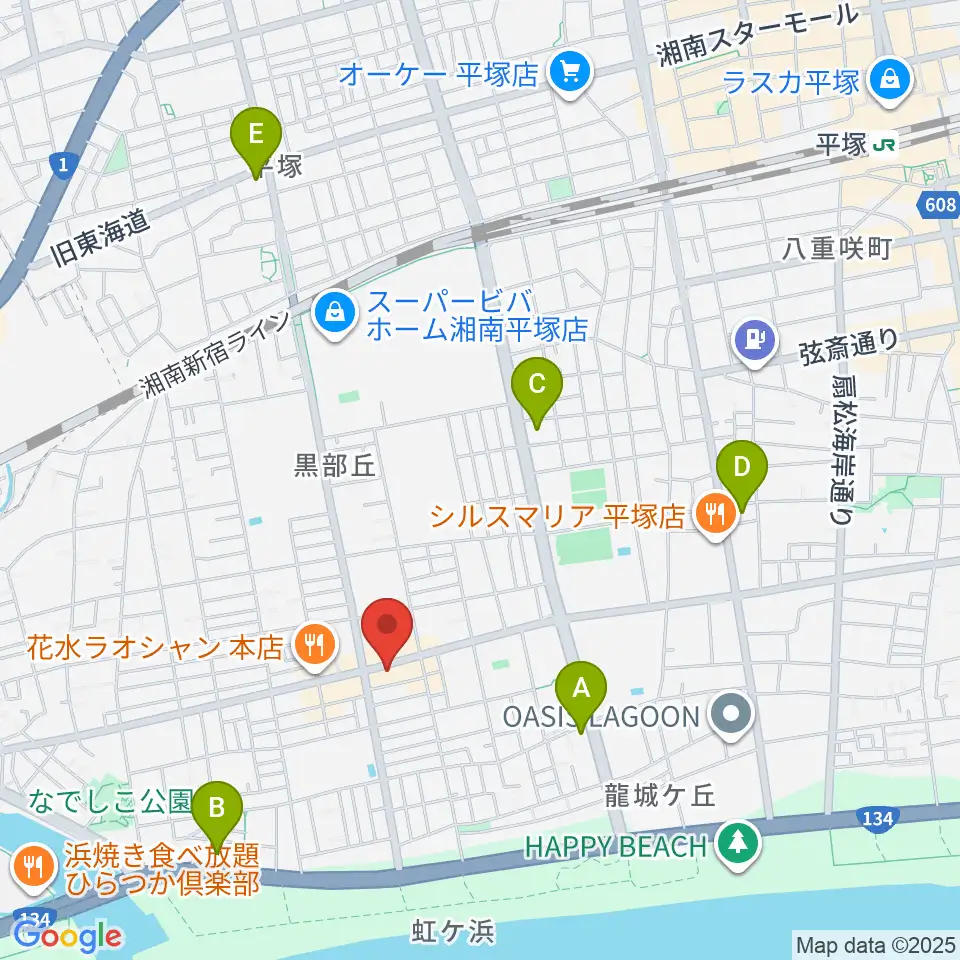 リアリーミュージック周辺のコンビニエンスストア一覧地図