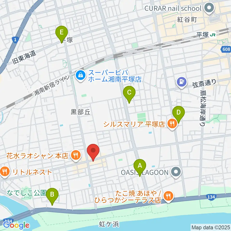 リアリーミュージック周辺のコンビニエンスストア一覧地図
