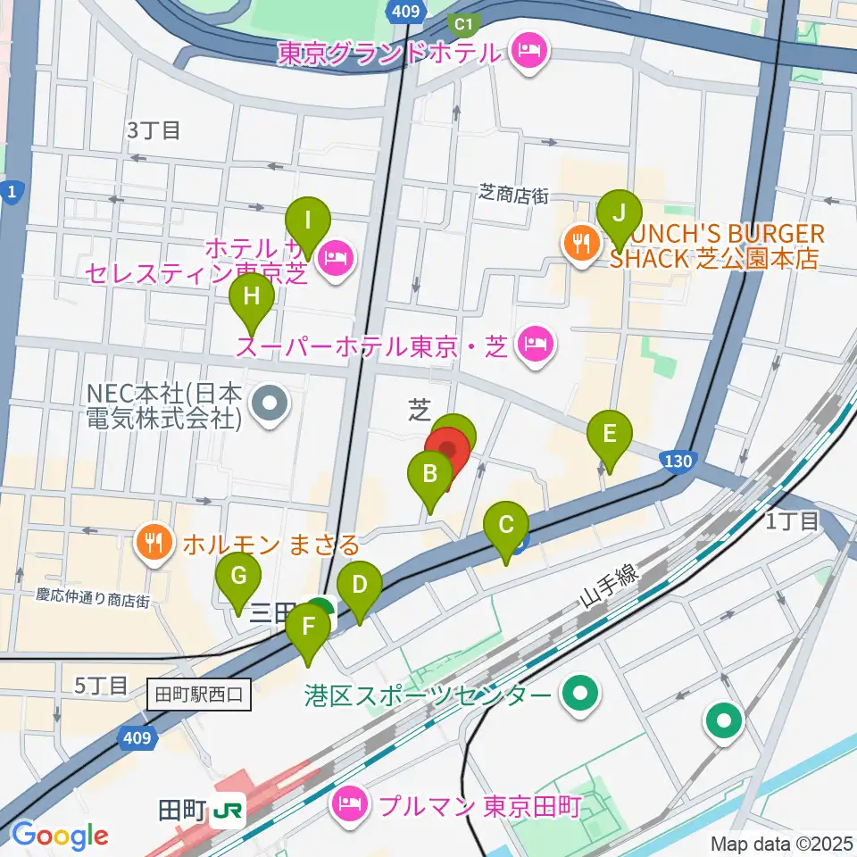 MIT STUDIO周辺のコンビニエンスストア一覧地図