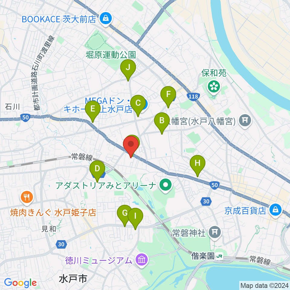 自由が丘スタヂオ周辺のコンビニエンスストア一覧地図