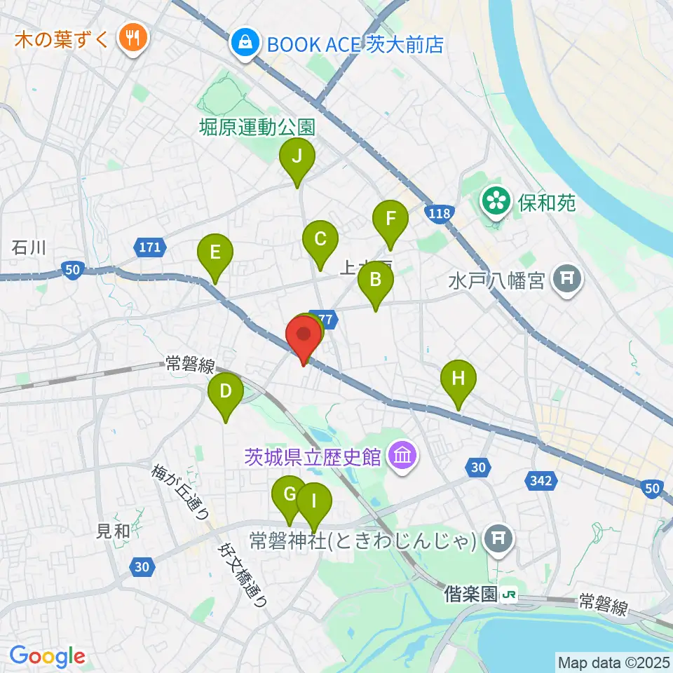 自由が丘スタヂオ周辺のコンビニエンスストア一覧地図