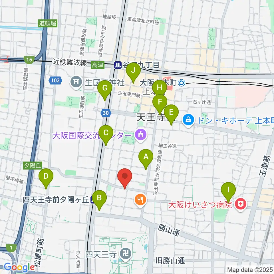 プライウッドスタジオ周辺のコンビニエンスストア一覧地図