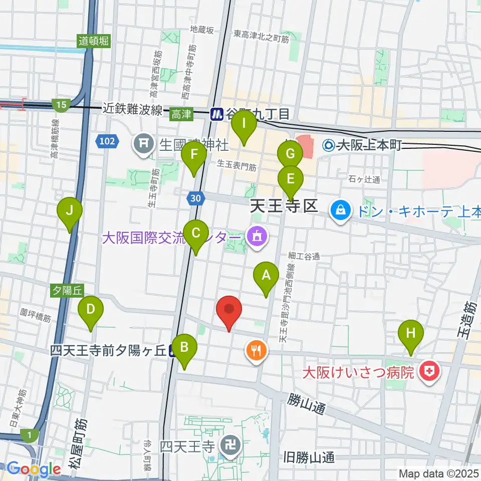 プライウッドスタジオ周辺のコンビニエンスストア一覧地図