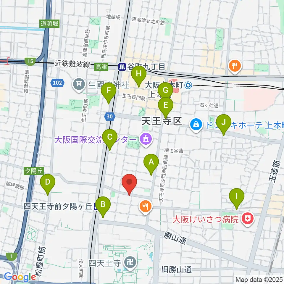 プライウッドスタジオ周辺のコンビニエンスストア一覧地図