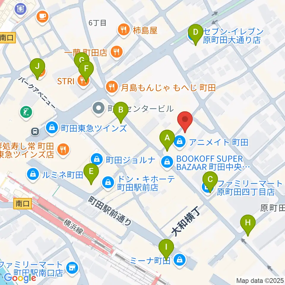 音好堂周辺のコンビニエンスストア一覧地図