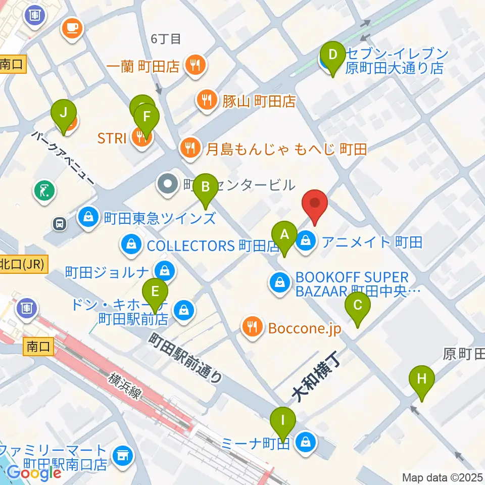 音好堂周辺のコンビニエンスストア一覧地図