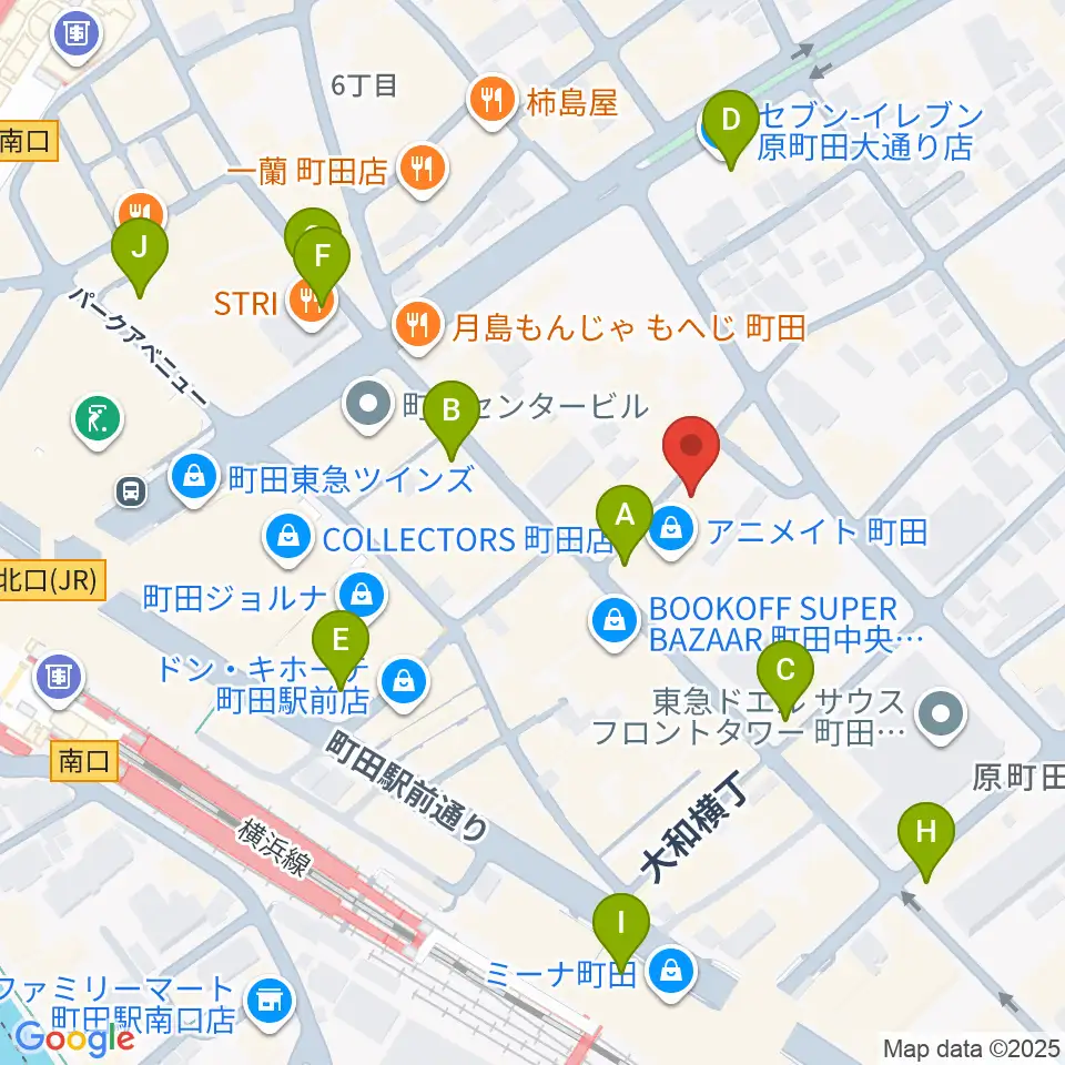 音好堂周辺のコンビニエンスストア一覧地図
