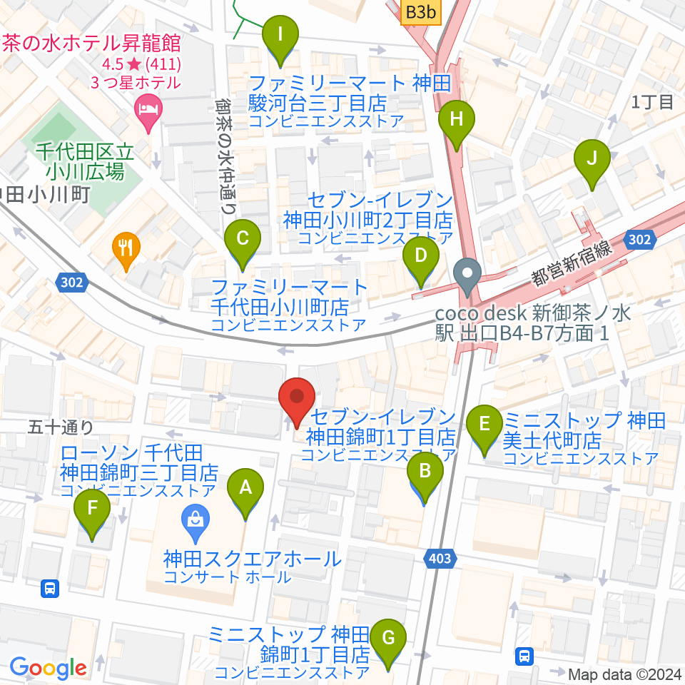 ESPテクニカルハウス周辺のコンビニエンスストア一覧地図