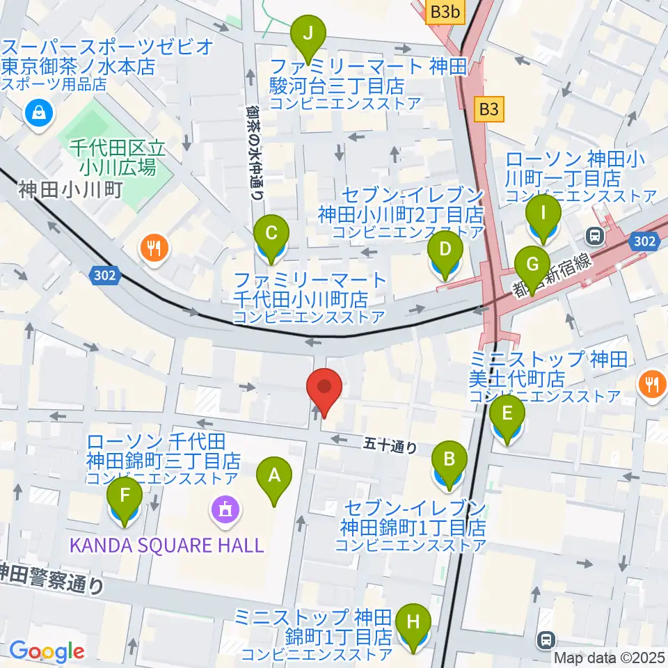 ESPテクニカルハウス周辺のコンビニエンスストア一覧地図