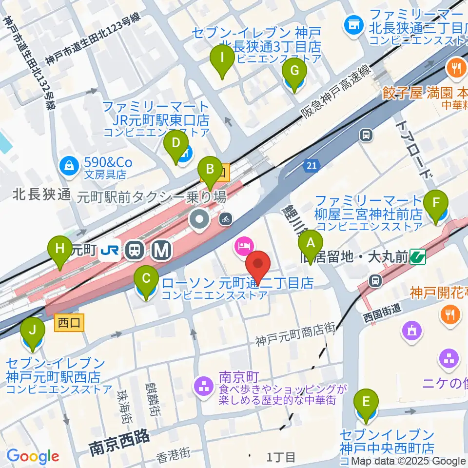 TONE BLUE周辺のコンビニエンスストア一覧地図