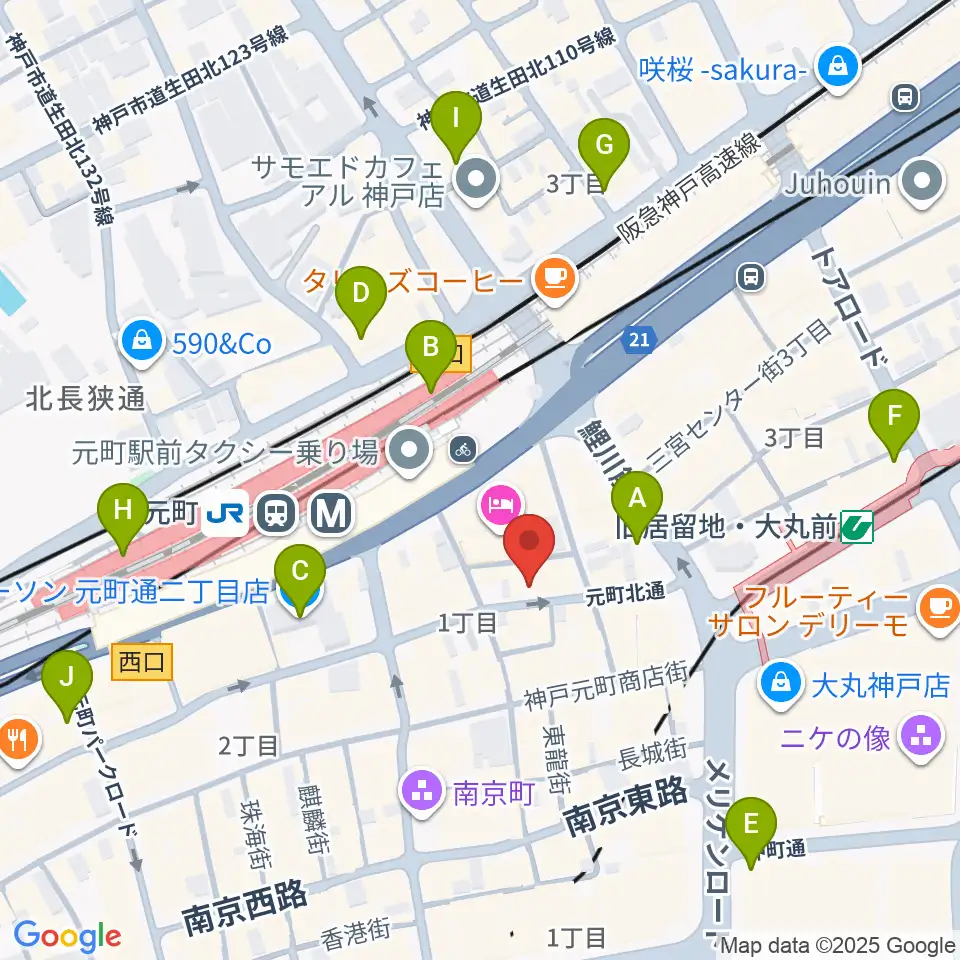TONE BLUE周辺のコンビニエンスストア一覧地図