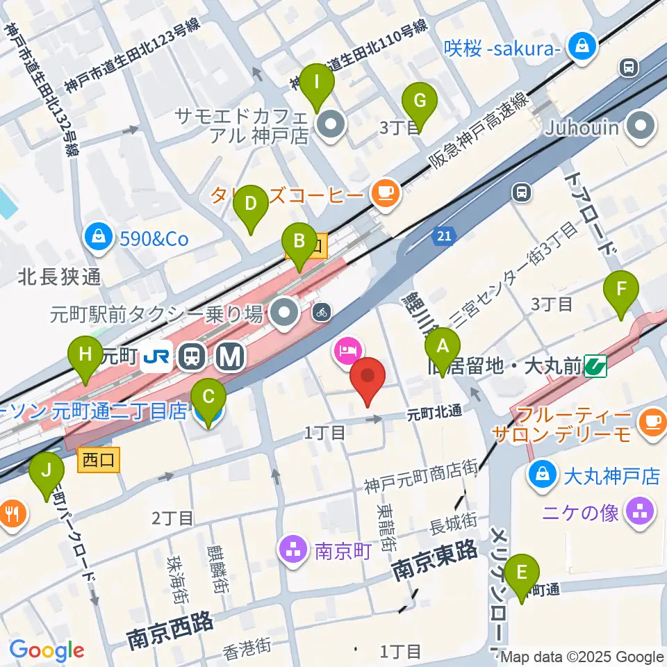 TONE BLUE周辺のコンビニエンスストア一覧地図