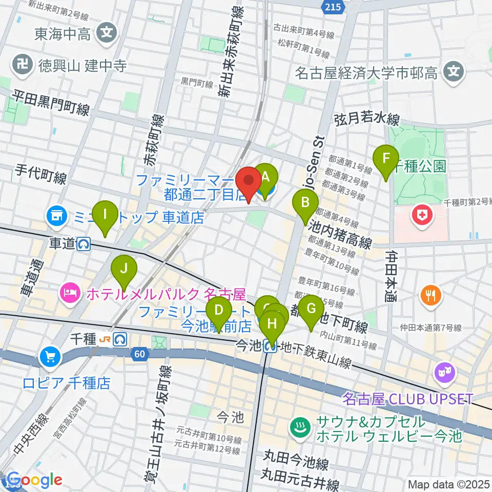 植村楽器周辺のコンビニエンスストア一覧地図