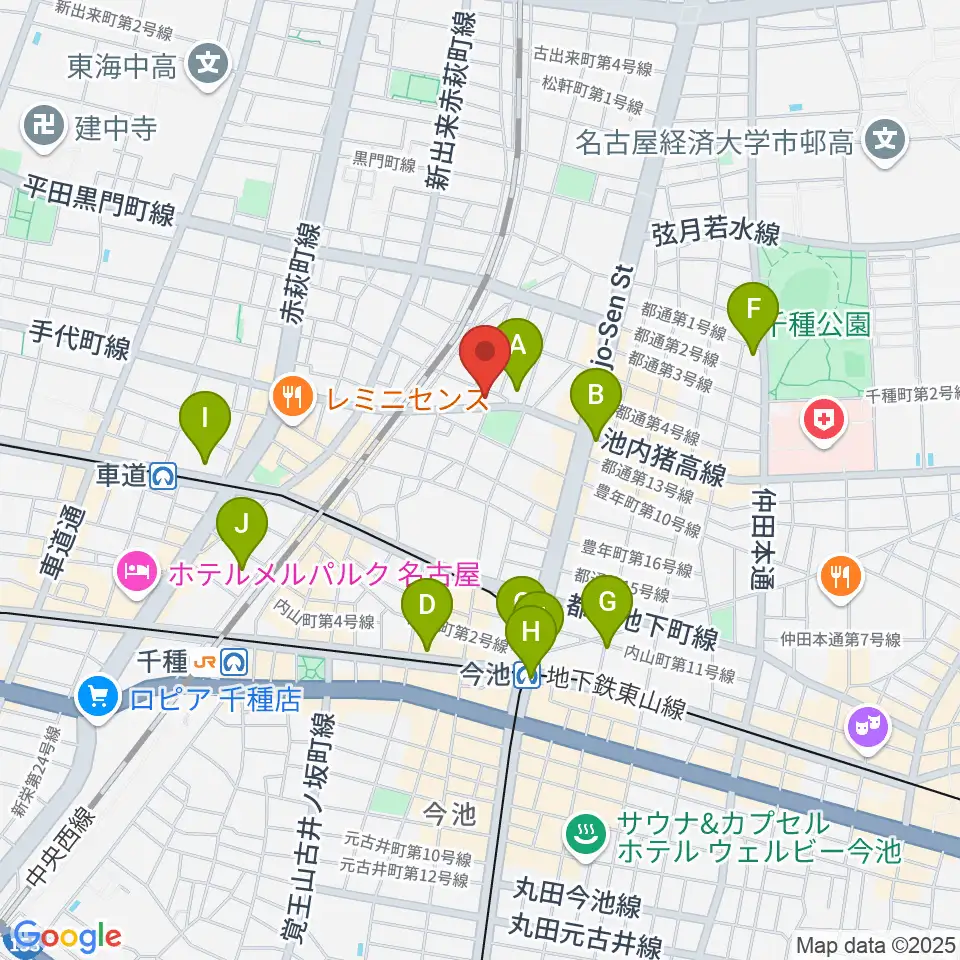 植村楽器周辺のコンビニエンスストア一覧地図