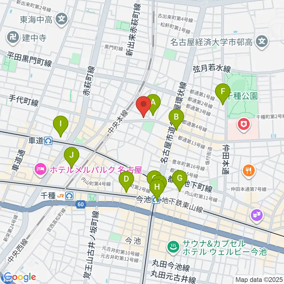 植村楽器周辺のコンビニエンスストア一覧地図