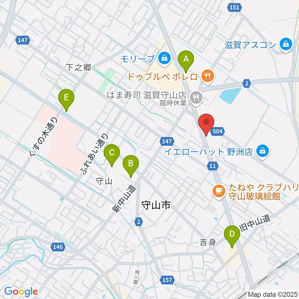青い鳥音楽学園周辺のコンビニエンスストア一覧地図