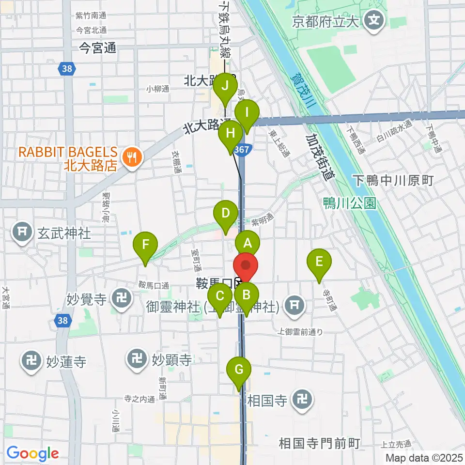 一木楽器周辺のコンビニエンスストア一覧地図
