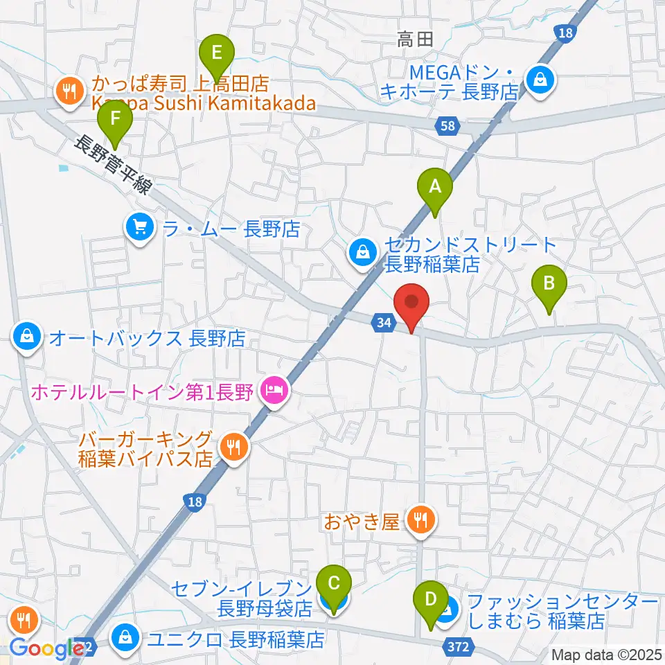 YMサウンド周辺のコンビニエンスストア一覧地図