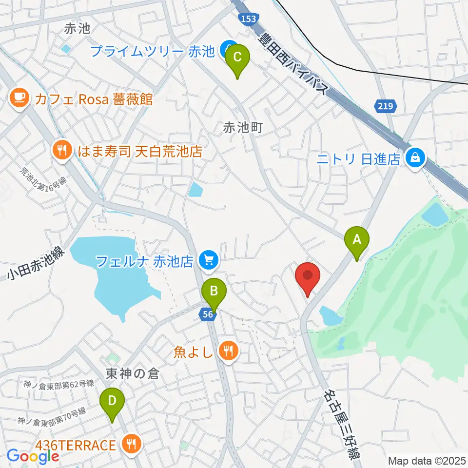 ポワンポワンスタジオ日進校周辺のコンビニエンスストア一覧地図