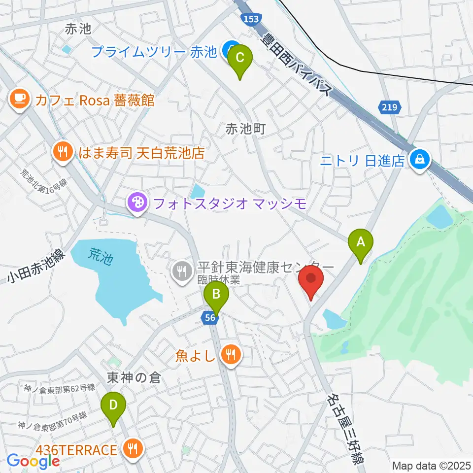 ポワンポワンスタジオ日進校周辺のコンビニエンスストア一覧地図