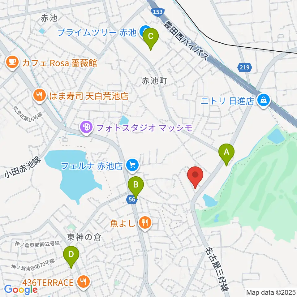 ポワンポワンスタジオ日進校周辺のコンビニエンスストア一覧地図