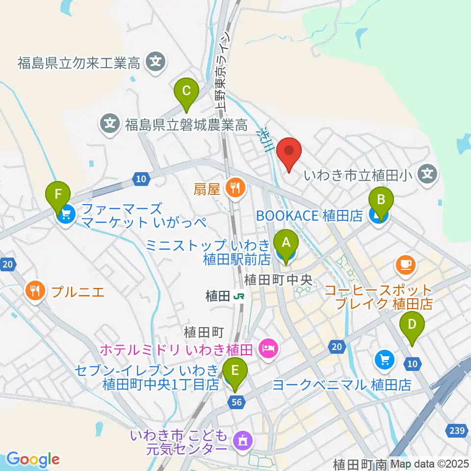 エモーション音楽教室周辺のコンビニエンスストア一覧地図