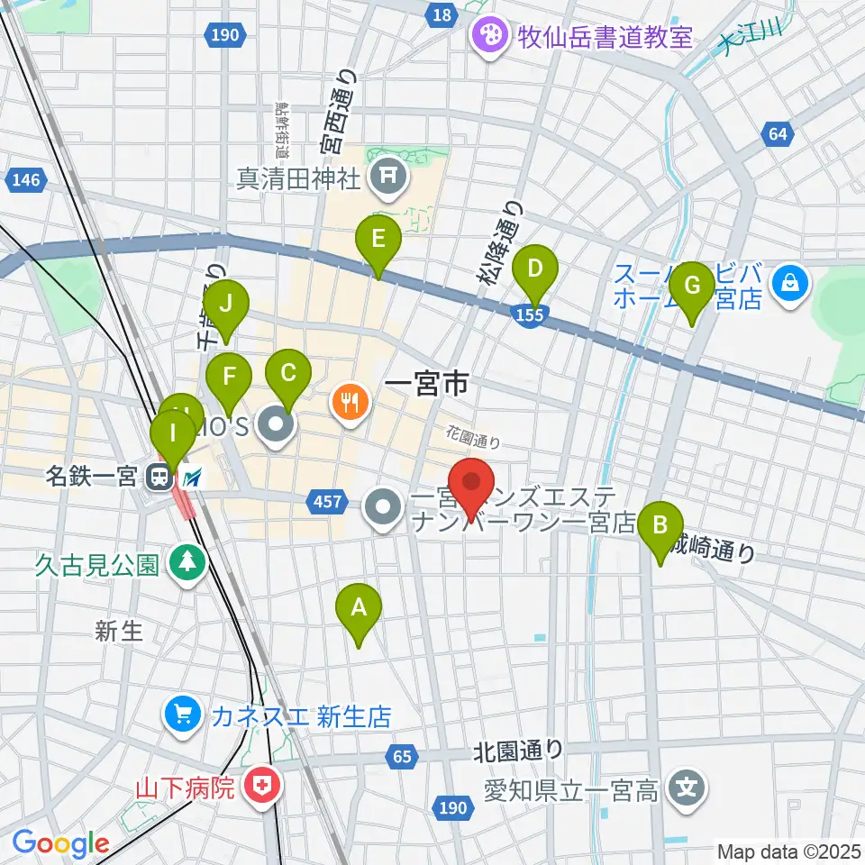 ミュージックポケット周辺のコンビニエンスストア一覧地図