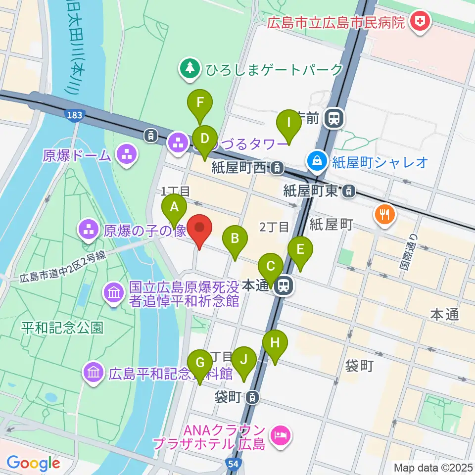 木定楽器店周辺のコンビニエンスストア一覧地図