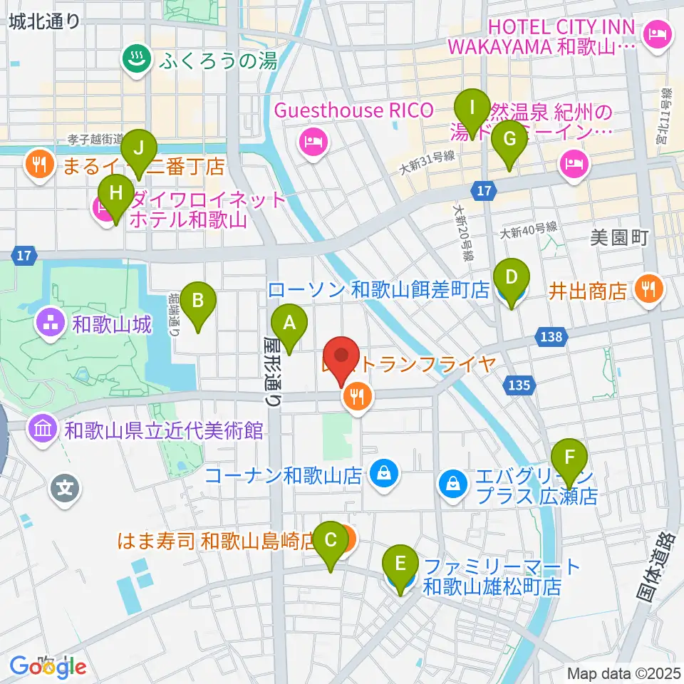 ヤスムラビクトロン周辺のコンビニエンスストア一覧地図