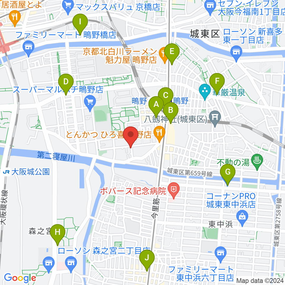 音楽教室きじばとの家周辺のコンビニエンスストア一覧地図