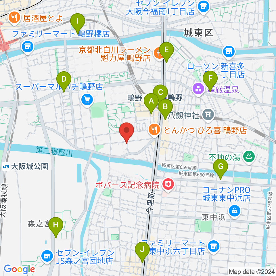 音楽教室きじばとの家周辺のコンビニエンスストア一覧地図