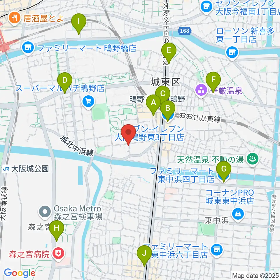 音楽教室きじばとの家周辺のコンビニエンスストア一覧地図