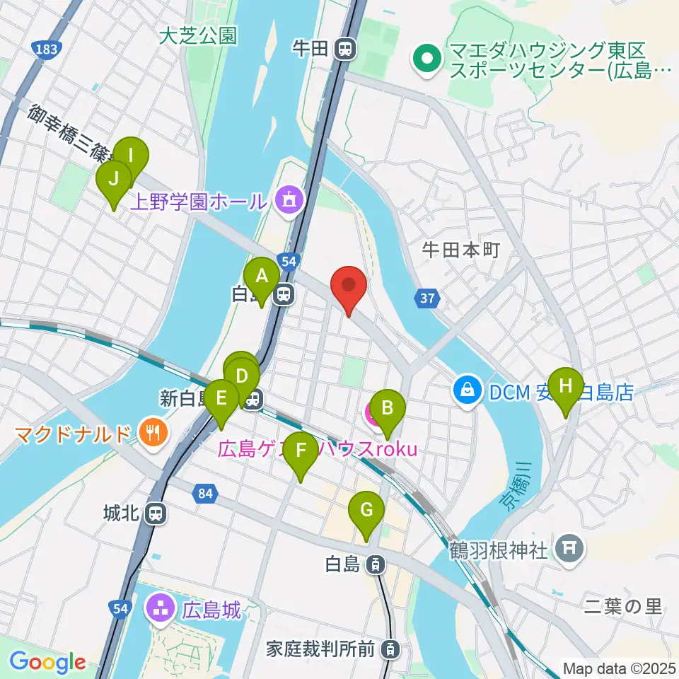 昌和楽器音楽教室周辺のコンビニエンスストア一覧地図