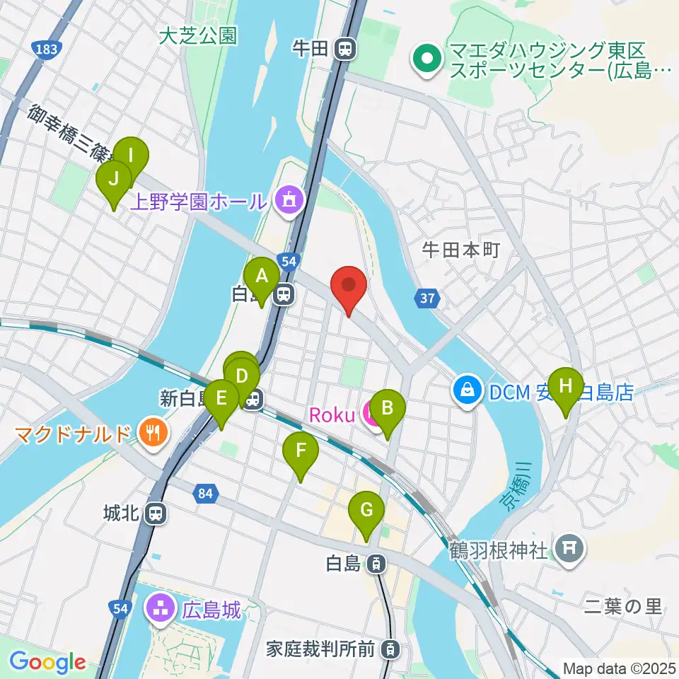昌和楽器音楽教室周辺のコンビニエンスストア一覧地図