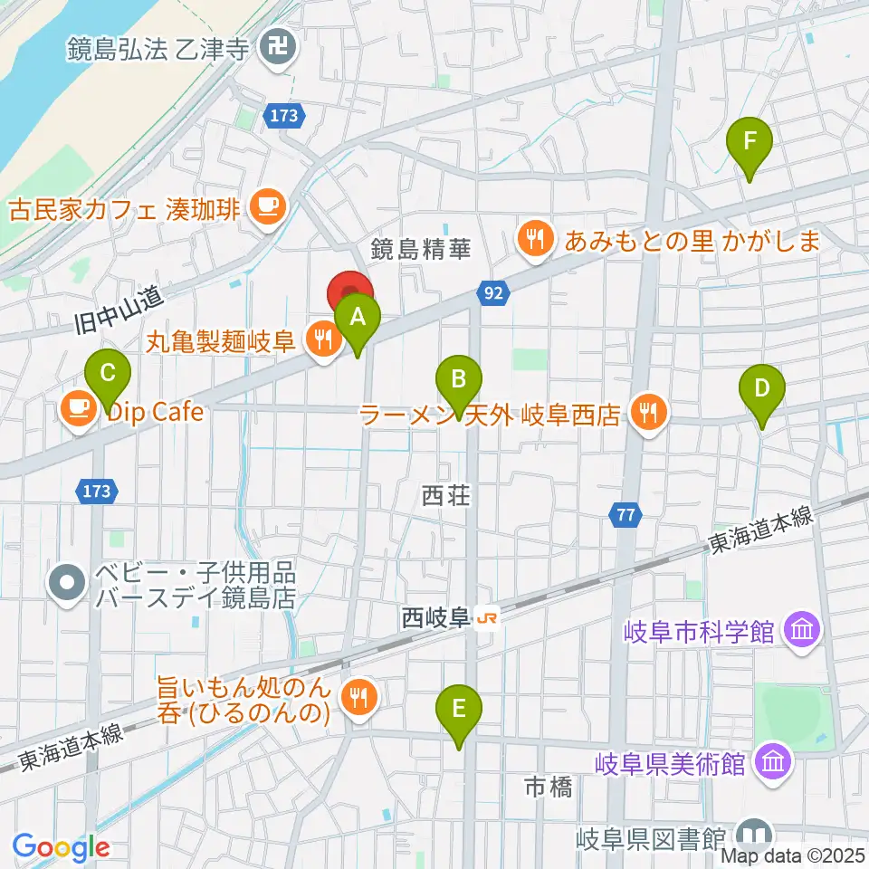 ミュージックハウスフレンズ周辺のコンビニエンスストア一覧地図